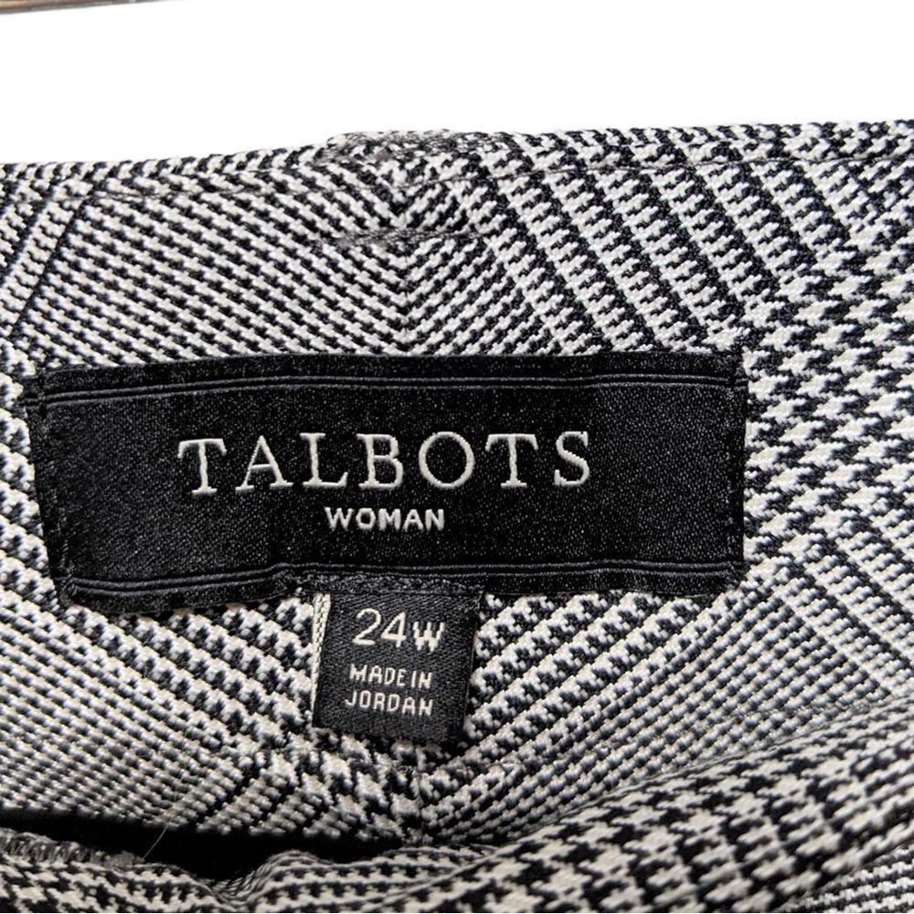 Talbots Houndstooth Wool Blend Signature Trouser … - image 4